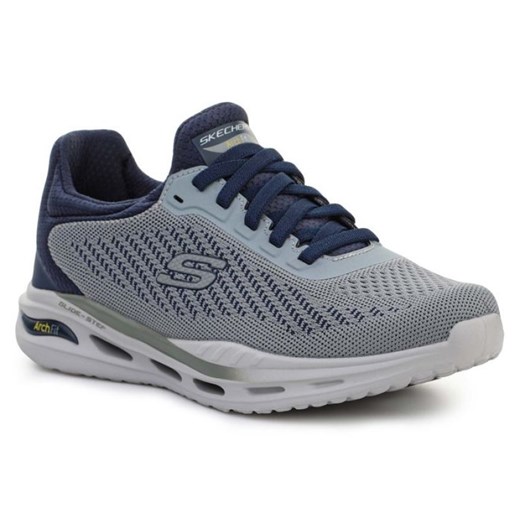 Buty Skechers Arch Fit Orvan Trayver 210434-GYNV niebieskie ze sklepu ButyModne.pl w kategorii Buty sportowe męskie - zdjęcie 177967970