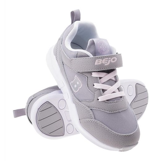 Buty Bejo Noremi 92800401247 szare ze sklepu ButyModne.pl w kategorii Buty sportowe dziecięce - zdjęcie 177968081