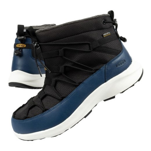 Buty śniegowce Keen Uneek Chukka 1025446 czarne ze sklepu ButyModne.pl w kategorii Buty zimowe męskie - zdjęcie 177968352