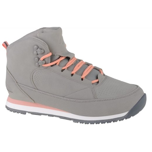 Buty 4F Winter Boots 4FJAW22FWINF004-27S szare ze sklepu ButyModne.pl w kategorii Buty trekkingowe dziecięce - zdjęcie 177968412