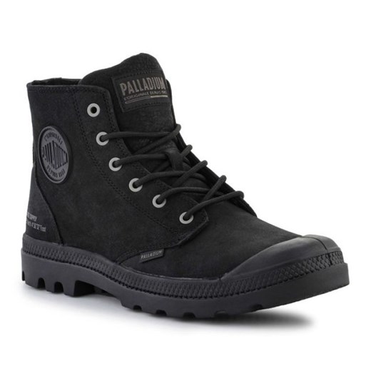 Buty Palladium Pampa Hi Supply Lth U 77963-001-M czarne ze sklepu ButyModne.pl w kategorii Trampki damskie - zdjęcie 177968504