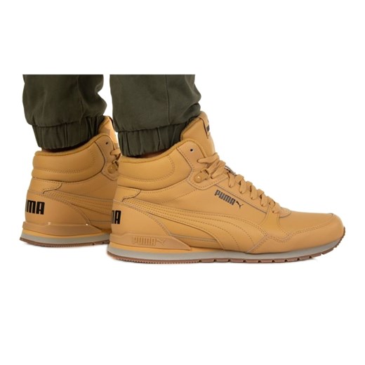 Buty Puma St Runner V3 Mid L 38763805 żółte ze sklepu ButyModne.pl w kategorii Buty zimowe męskie - zdjęcie 177968530