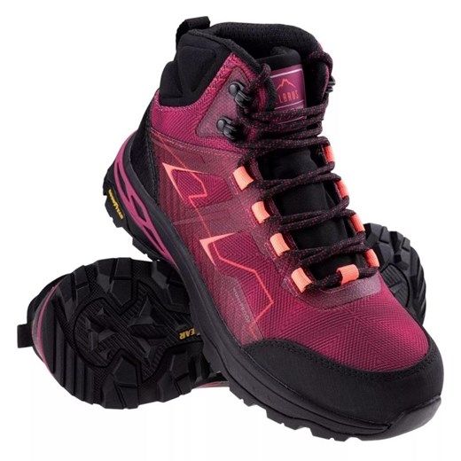 Buty Elbrus Endewa Mid Wp 92800442301 fioletowe ze sklepu ButyModne.pl w kategorii Buty trekkingowe damskie - zdjęcie 177968544