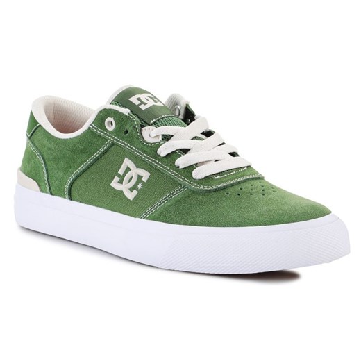 Buty DC Teknic S Jaakko Dark Olive ADYS300752-OL0 M 300752-OL0 zielone ze sklepu ButyModne.pl w kategorii Trampki męskie - zdjęcie 177968582