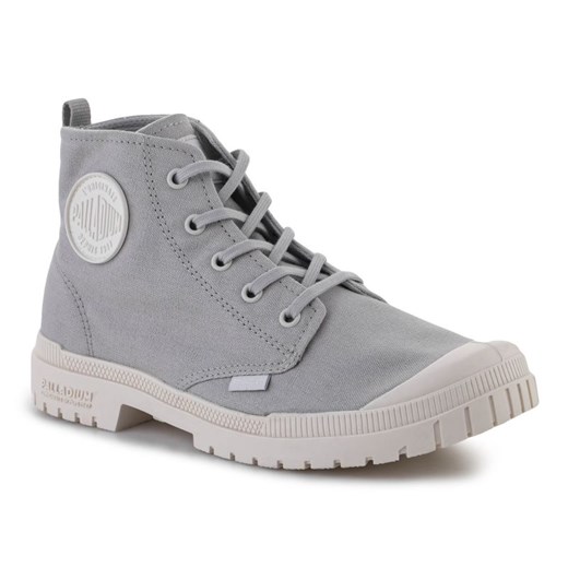Buty Palladium Pampa SP20 Hi Canvas 76838-073-M szare ze sklepu ButyModne.pl w kategorii Trampki męskie - zdjęcie 177968660