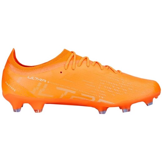 Buty piłkarskie Puma Ultra Ultimate FG/AG M 107163 01 pomarańczowe pomarańcze i czerwienie ze sklepu ButyModne.pl w kategorii Buty sportowe męskie - zdjęcie 177968854
