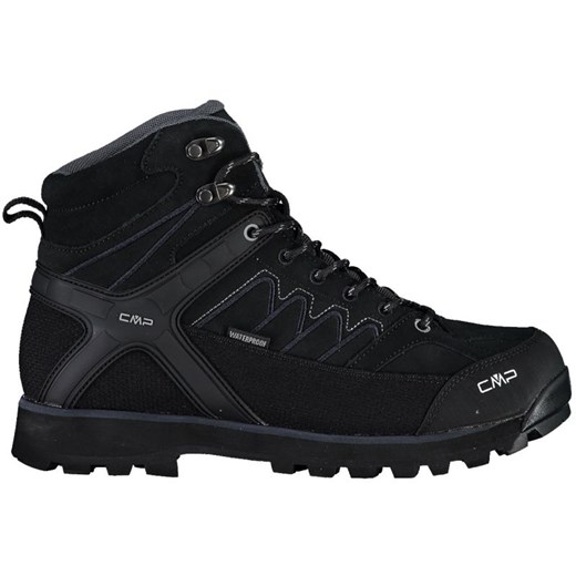 Buty CMP Moon Mid Wp trekkingowe M 31Q4797U901 czarne ze sklepu ButyModne.pl w kategorii Buty trekkingowe męskie - zdjęcie 177968912