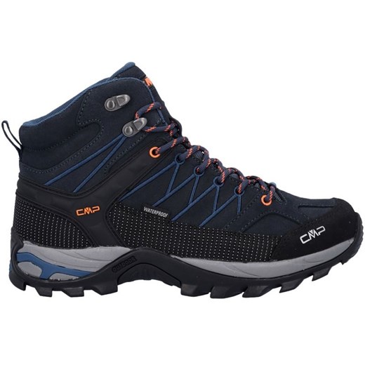 Buty CMP Rigel Mid Wp M 3Q1294727NM niebieskie ze sklepu ButyModne.pl w kategorii Buty trekkingowe męskie - zdjęcie 177968914