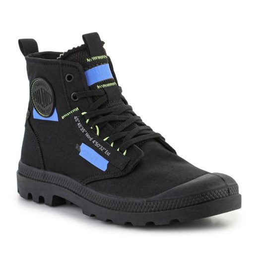 Buty Palladium Pampa Hi Re-Craft U 77220-005-M czarne ze sklepu ButyModne.pl w kategorii Trampki damskie - zdjęcie 177968944