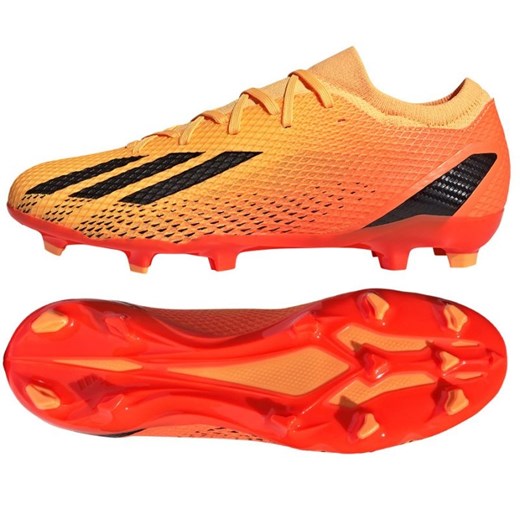 Buty piłkarskie adidas X Speedportal.3 Fg M GZ5077 pomarańczowe pomarańcze i czerwienie ze sklepu ButyModne.pl w kategorii Buty sportowe męskie - zdjęcie 177969053