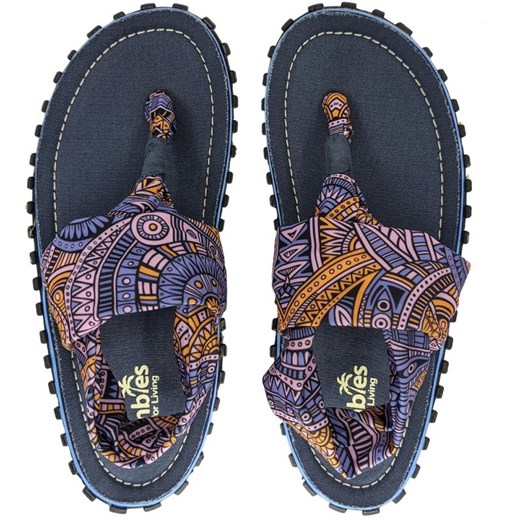 Japonki Gumbies Slingback W G-SB-WN-AZTEC wielokolorowe ze sklepu ButyModne.pl w kategorii Sandały damskie - zdjęcie 177969113