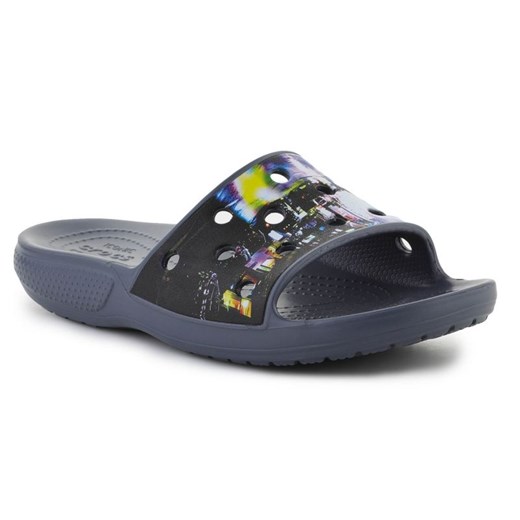 Klapki Crocs Classic Meta Scape Slide 208471-0C4 czarne ze sklepu ButyModne.pl w kategorii Klapki damskie - zdjęcie 177969140