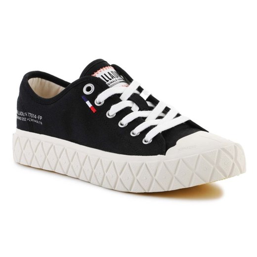 Buty Palladium Palla Ace Canavas 77014-053-M czarne ze sklepu ButyModne.pl w kategorii Trampki damskie - zdjęcie 177969181