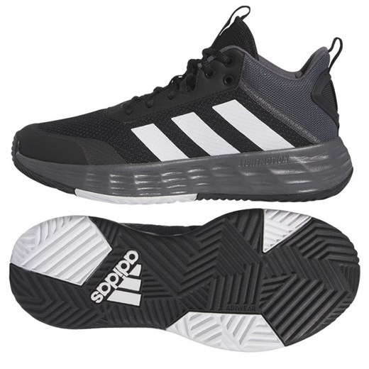 Buty do koszykówki adidas OwnTheGame 2.0 M IF2683 czarne czarne ze sklepu ButyModne.pl w kategorii Buty sportowe męskie - zdjęcie 177969192