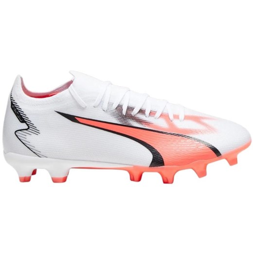 Buty piłkarskie Puma Ultra Match FG/AG M 107347 01 białe białe ze sklepu ButyModne.pl w kategorii Buty sportowe męskie - zdjęcie 177969270