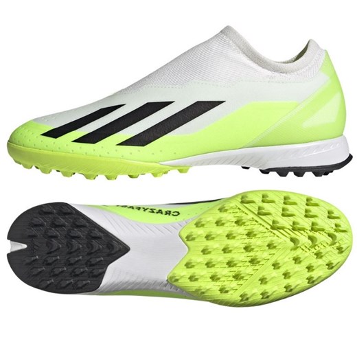 Buty piłkarskie adidas X Crazyfast.3 Ll Tf M ID9346 białe białe ze sklepu ButyModne.pl w kategorii Buty sportowe męskie - zdjęcie 177969301