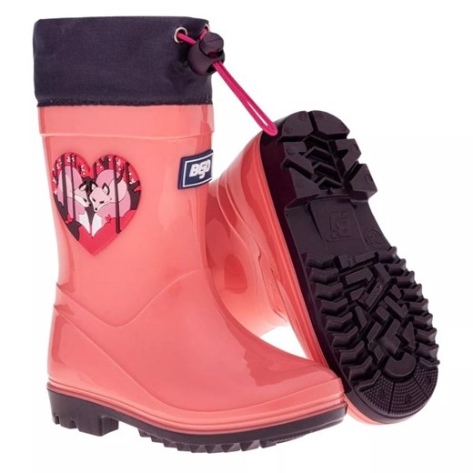 Kalosze Bejo Kai Wellies 92800432365 różowe ze sklepu ButyModne.pl w kategorii Kalosze dziecięce - zdjęcie 177969362