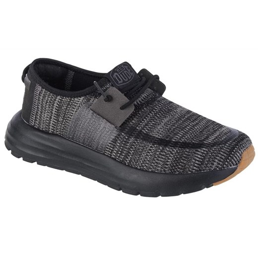Buty Hey Dude Sirocco M 40140-0WM czarne ze sklepu ButyModne.pl w kategorii Buty sportowe męskie - zdjęcie 177969421