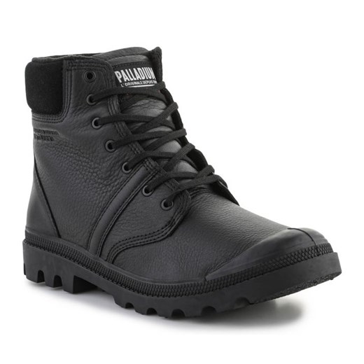 Buty Palladium Pallabrousse Cuffwp+ 77982-001-M czarne ze sklepu ButyModne.pl w kategorii Buty zimowe męskie - zdjęcie 177969490