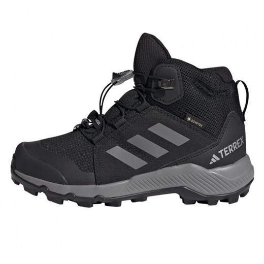 Buty adidas Terrex Mid Gtx K Jr IF7522 czarne ze sklepu ButyModne.pl w kategorii Buty trekkingowe dziecięce - zdjęcie 177969494