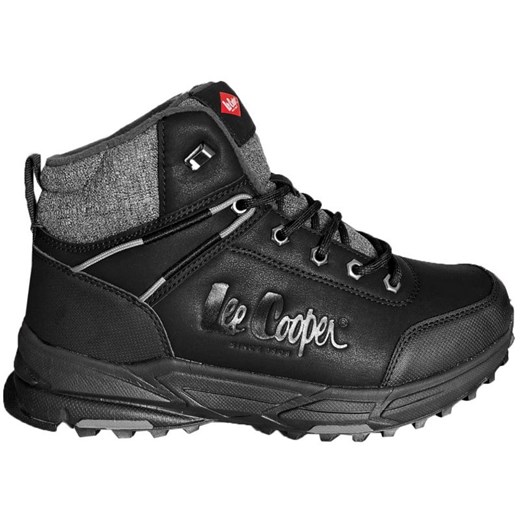 Buty Lee Cooper M LCJ-23-01-2036M czarne ze sklepu ButyModne.pl w kategorii Buty trekkingowe męskie - zdjęcie 177969603