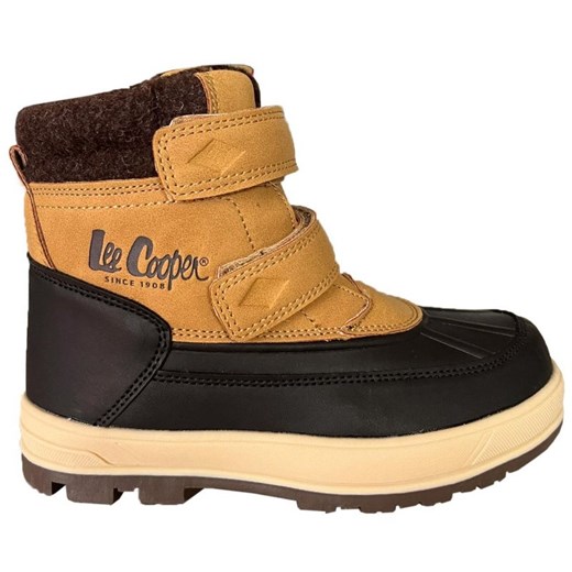 Buty Lee Cooper Jr LCJ-23-01-2059K brązowe ze sklepu ButyModne.pl w kategorii Buty zimowe dziecięce - zdjęcie 177969620