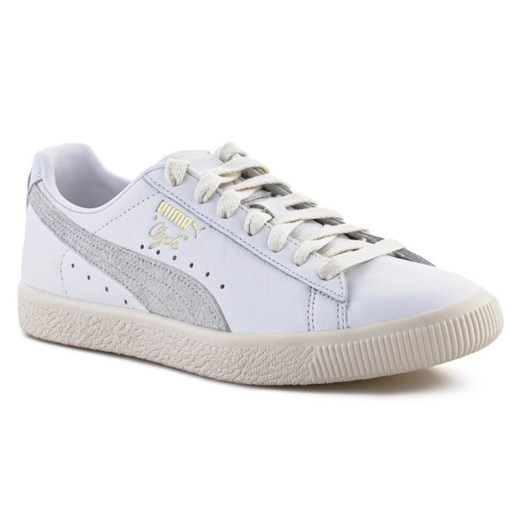 Buty Puma Clyde Base M 390091-01 białe ze sklepu ButyModne.pl w kategorii Trampki męskie - zdjęcie 177969650