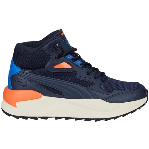 Buty Puma X-Ray Speed Mid Wtr 387385 02 niebieskie ze sklepu ButyModne.pl w kategorii Buty sportowe dziecięce - zdjęcie 177969751