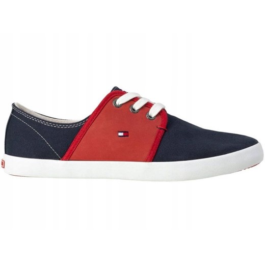 Buty Tommy Hilfiger Freddy 6C M FM56819315-611 niebieskie ze sklepu ButyModne.pl w kategorii Trampki męskie - zdjęcie 177969831