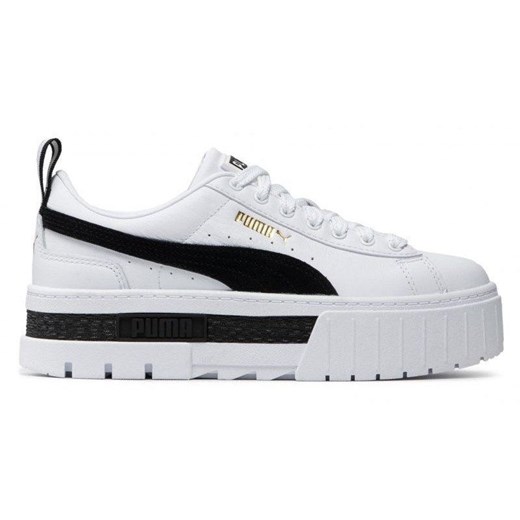 Buty Puma Mayze Leather Wn W 381983-01 białe ze sklepu ButyModne.pl w kategorii Buty sportowe damskie - zdjęcie 177969911