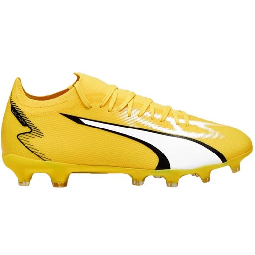 Buty piłkarskie Puma Ultra Match FG/AG M 107347 04 żółte ze sklepu ButyModne.pl w kategorii Buty sportowe męskie - zdjęcie 177970014