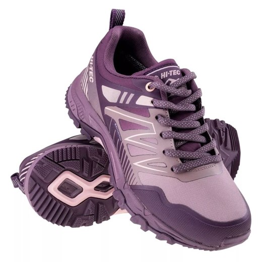 Buty Hi-Tec Favet Wp W 92800442345 fioletowe ze sklepu ButyModne.pl w kategorii Buty trekkingowe damskie - zdjęcie 177970052