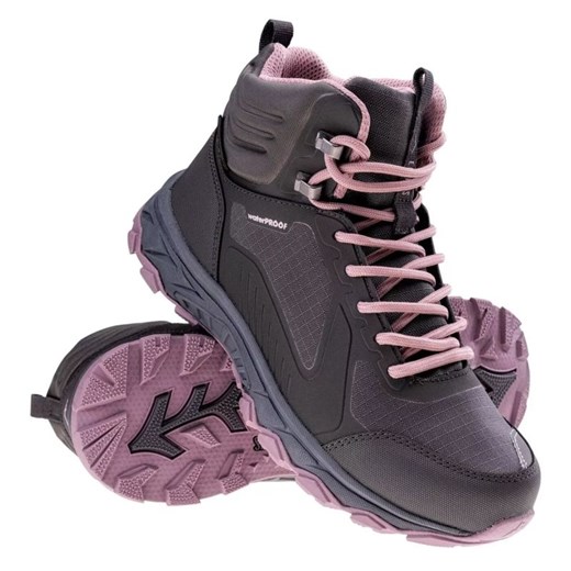 Buty Elbrus Hixon Mid Wp C W 92800442321 czarne ze sklepu ButyModne.pl w kategorii Buty trekkingowe damskie - zdjęcie 177970090