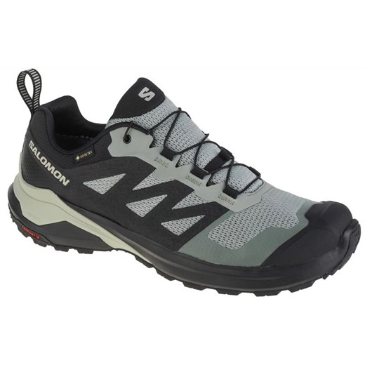 Buty do biegania Salomon X-Adventure Gtx M 473212 zielone ze sklepu ButyModne.pl w kategorii Buty trekkingowe męskie - zdjęcie 177970150