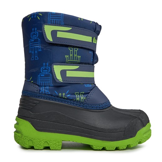 Czarne śniegowce Lee Cooper LCJ-23-44-2006K NAVY/FUCHSIA ze sklepu ButyModne.pl w kategorii Buty zimowe dziecięce - zdjęcie 177970310