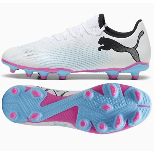 Buty Puma Future 7 Play FG/AG M 107723 01 białe ze sklepu ButyModne.pl w kategorii Buty sportowe męskie - zdjęcie 177970401