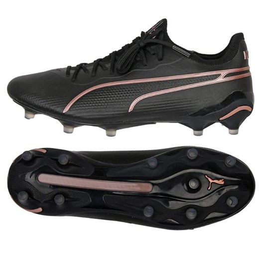 Buty piłkarskie Puma King Ultimate FG/AG M 107563-07 czarne ze sklepu ButyModne.pl w kategorii Buty sportowe męskie - zdjęcie 177970454