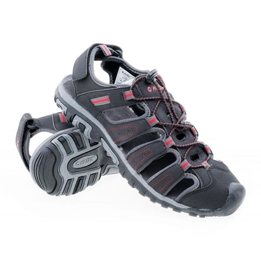 Sandały Hi-Tec Tiore M 92800081082 czarne ze sklepu ButyModne.pl w kategorii Sandały męskie - zdjęcie 177970473