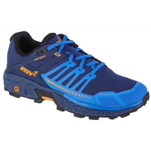 Buty do biegania Inov-8 Roclite Ultra G 320 M 001079-NYBLNE-M-01 niebieskie ze sklepu ButyModne.pl w kategorii Buty sportowe męskie - zdjęcie 177970491