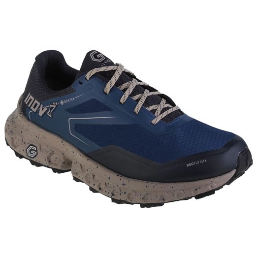 Buty do biegania Inov-8 RocFly G 350 Gtx M 001103-BLNYTP-S-01 niebieskie ze sklepu ButyModne.pl w kategorii Buty sportowe męskie - zdjęcie 177970494