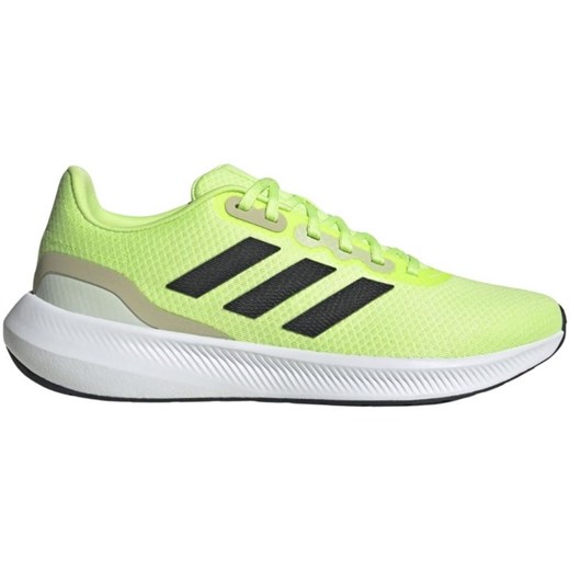 Buty do biegania adidas Runfalcon 3.0 M IE0741 zielone ze sklepu ButyModne.pl w kategorii Buty sportowe męskie - zdjęcie 177970550