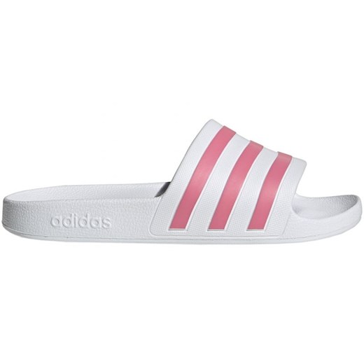 Klapki adidas Adilette Aqua W GZ5237 białe ze sklepu ButyModne.pl w kategorii Klapki damskie - zdjęcie 177970582