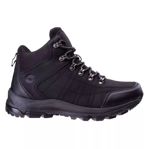 Buty Hi-tec Mengelo Mid M 92800453299 czarne ze sklepu ButyModne.pl w kategorii Buty trekkingowe dziecięce - zdjęcie 177970631