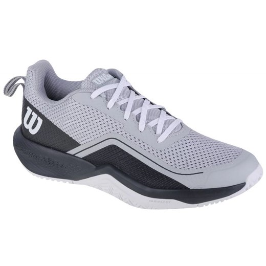 Buty do tenisa ziemnego Wilson Rush Pro Lite M WRS333190 szare ze sklepu ButyModne.pl w kategorii Buty sportowe męskie - zdjęcie 177970823