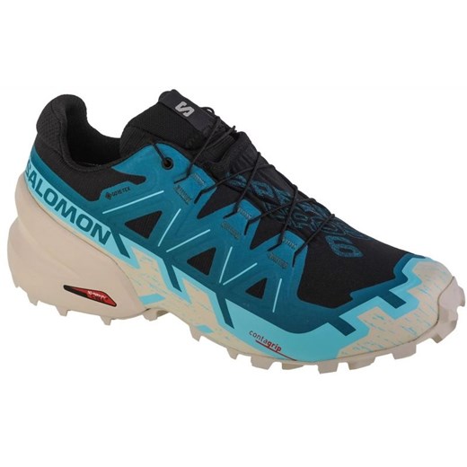 Buty do biegania Salomon Speedcross 6 Gtx 471152 niebieskie ze sklepu ButyModne.pl w kategorii Buty sportowe męskie - zdjęcie 177970863