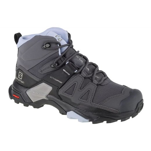 Buty Salomon X Ultra 4 Mid Gtx 416250 szare ze sklepu ButyModne.pl w kategorii Buty sportowe damskie - zdjęcie 177971083
