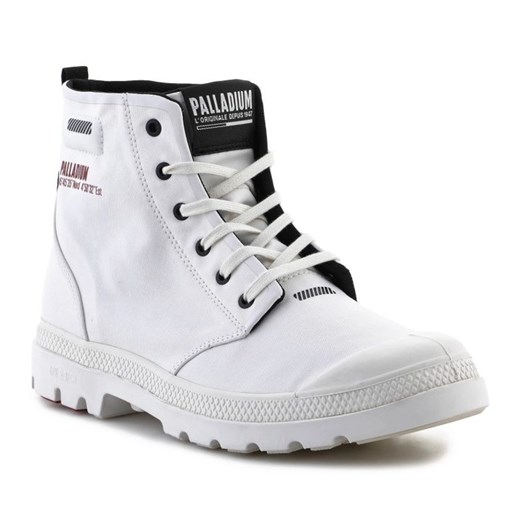 Buty Palladium Pampa Lite 79102-116-M białe ze sklepu ButyModne.pl w kategorii Workery damskie - zdjęcie 177971180