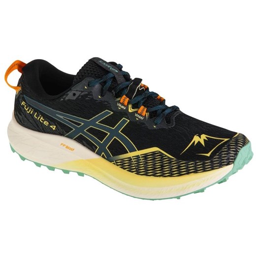 Buty do biegania Asics Fuji Lite 4 M 1011B698-002 czarne ze sklepu ButyModne.pl w kategorii Buty sportowe męskie - zdjęcie 177971183