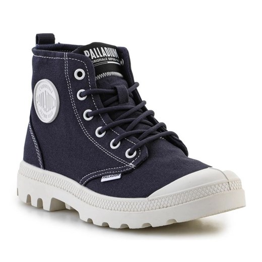 Buty Palladium Pampa Blanc 78882-480-M niebieskie ze sklepu ButyModne.pl w kategorii Buty zimowe męskie - zdjęcie 177971213
