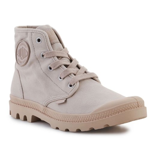 Buty Palladium Pampa Hi Pilat 92352-298-M beżowy ze sklepu ButyModne.pl w kategorii Workery damskie - zdjęcie 177971230